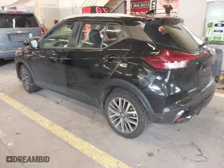 2021 Nissan Kicks SV with VIN 3N1CP5CV9ML503860, listed as a IAAI auction lot 41615309 with 63,804 mi miles. Bid and sale history available at carsss.com. Image 3.