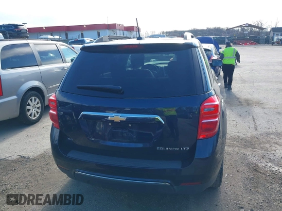 2016 Chevrolet Equinox LTZ with VIN 2GNFLGEK4G6230301, listed as a IAAI auction lot 41755028 with 97,194 mi miles. Bid and sale history available at carsss.com. Image 16.