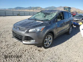 2014 Ford Escape Titanium with VIN 1FMCU9J90EUD94405, listed as a Copart auction lot 68489754 with 52,045 mi miles and Salvage Title. Bid and sale history available at DreamBid. Image 1.