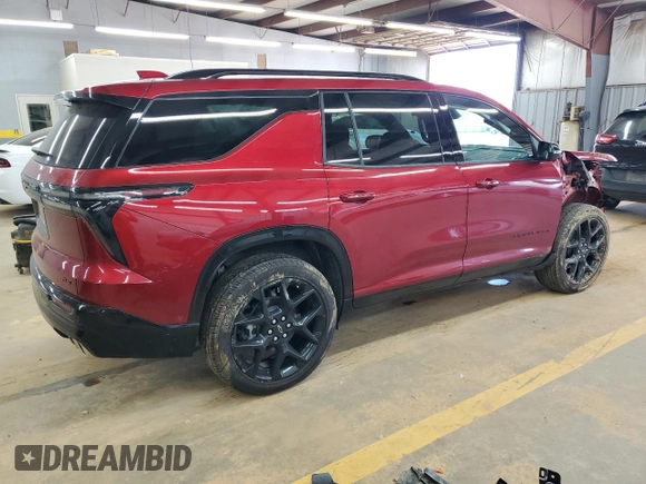 2024 Chevrolet Traverse AWD RS with VIN 1GNEVLKS7RJ193284, listed as a Copart auction lot 50638885 with 6,130 mi miles and Salvage Title. Bid and sale history available at carsss.com. Image 3.