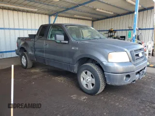 2006 Ford F-150 STX with VIN 1FTRX04W56KD82864, listed as a Copart auction lot 46181665 with 214,056 mi miles and Salvage Title. Bid and sale history available at carsss.com. Image 4.