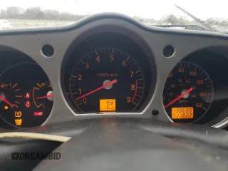 2008 Nissan 350Z with VIN JN1BZ34D78M704359, listed as a Copart auction lot 88781425 with 138,688 mi miles and Salvage Title. Bid and sale history available at carsss.com. Image 9.