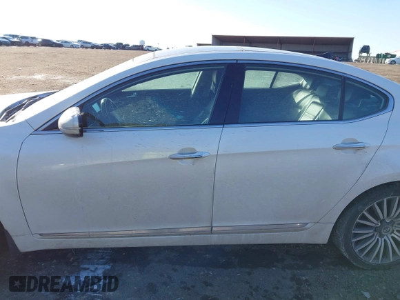 2014 Kia Cadenza Premium with VIN KNALN4D73E5139043, listed as a IAAI auction lot 41395272 with 142,255 mi miles. Bid and sale history available at carsss.com. Image 14.