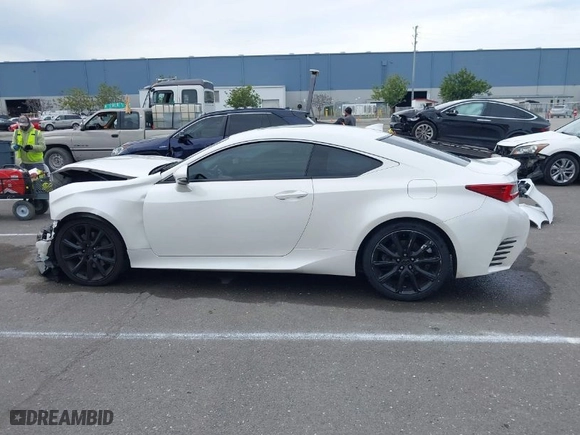 2016 Lexus RC 200t with VIN JTHHA5BC4G5001233, listed as a IAAI auction lot 41605137 with NaN miles. Bid and sale history available at carsss.com. Image 15.