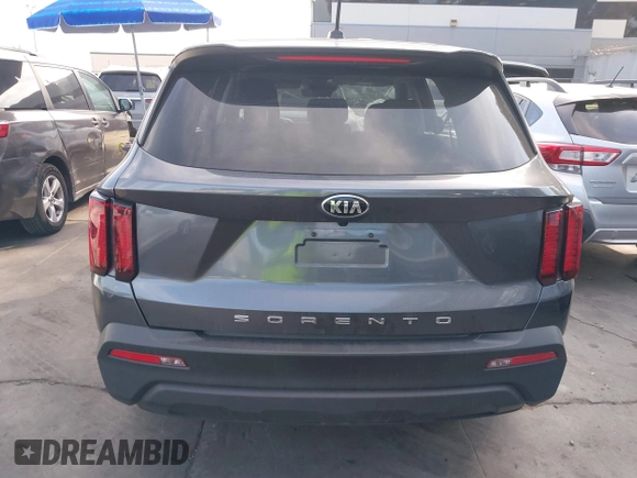 2021 Kia Sorento LX with VIN 5XYRG4LC9MG040500, listed as a IAAI auction lot 41634363 with 70,084 mi miles. Bid and sale history available at carsss.com. Image 17.