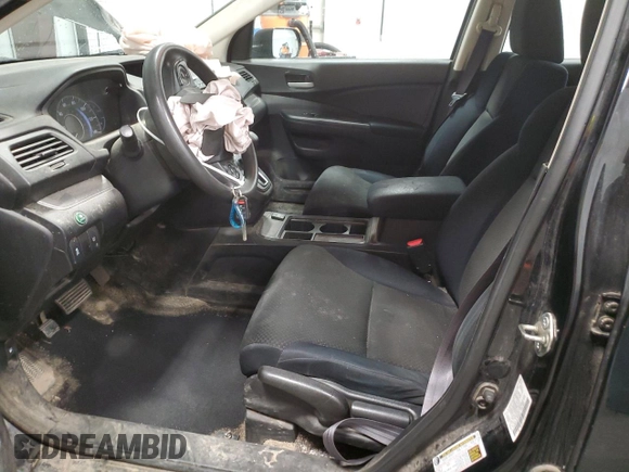 2015 Honda CR-V LX with VIN 2HKRM4H3XFH626927, listed as a Copart auction lot 52138505 with 185,366 mi miles and Salvage Title. Bid and sale history available at DreamBid. Image 7.