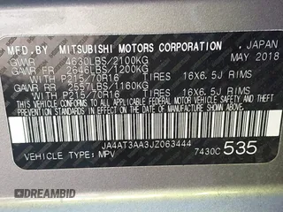 2018 Mitsubishi Eclipse Cross ES with VIN JA4AT3AA3JZ063444, listed as a IAAI auction lot 42043486 with 73,214 mi miles and . Bid and sale history available at DreamBid. Image 9.