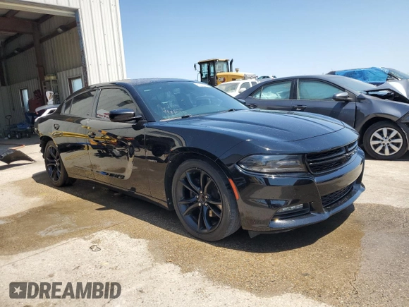 2018 Dodge Charger R/T with VIN 2C3CDXCT8JH180782, listed as a Copart auction lot 53268225 with 156,194 mi miles and Salvage Title. Bid and sale history available at carsss.com. Image 4.