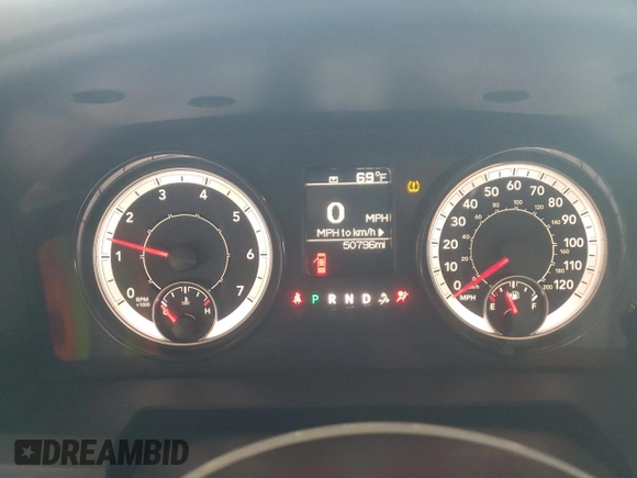 2020 Ram 1500 Classic Tradesman with VIN 3C6RR6KTXLG134058, listed as a Copart auction lot 82161524 with 50,796 mi miles and Salvage Title. Bid and sale history available at carsss.com. Image 9.