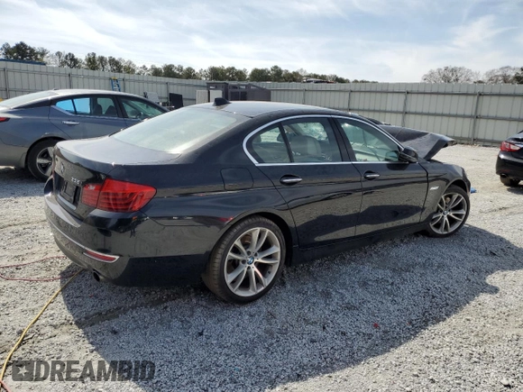2015 BMW 5 Series 535i with VIN WBA5B1C59FD920690, listed as a Copart auction lot 49228425 with Not Provided miles and Salvage Title. Bid and sale history available at carsss.com. Image 3.