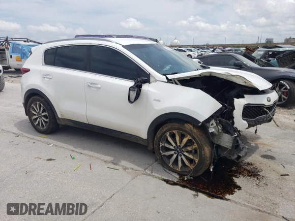 2018 Kia Sportage EX with VIN KNDPNCAC5J7404155, listed as a Copart auction lot 55111775 with 189,691 mi miles and Salvage title. Bid and sale history available at DreamBid. Image 4.