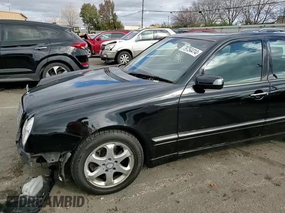 2002 Mercedes-Benz E-Class with VIN WDBJF65J42B471548, listed as a Copart auction lot 79754414 with 200,200 mi miles and Salvage Title. Bid and sale history available at carsss.com. Image 11.