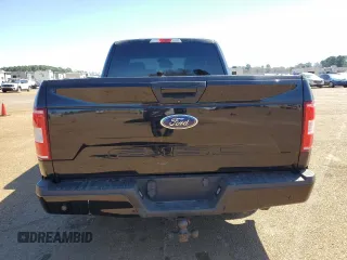 2018 Ford F-150 XL with VIN 1FTFX1E59JKD31469, listed as a Copart auction lot 45917325 with 144,824 mi miles and Salvage Title. Bid and sale history available at carsss.com. Image 6.