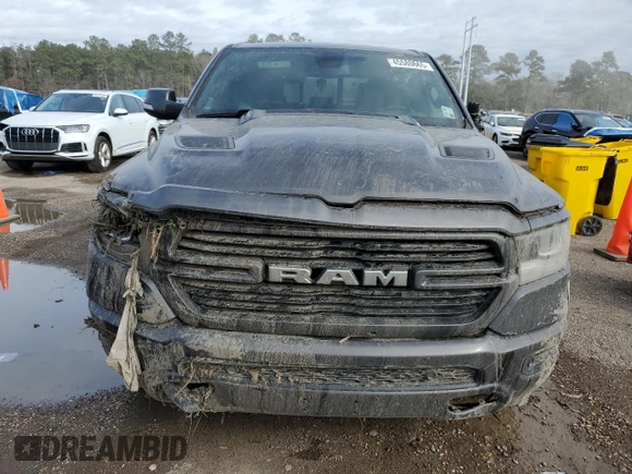 2020 Ram 1500 Laramie with VIN 1C6SRFJM3LN212084, listed as a Copart auction lot 45580665 with 113,962 mi miles and Salvage title. Bid and sale history available at DreamBid. Image 5.