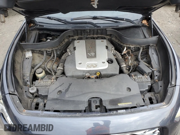 2009 Infiniti FX with VIN JNRAS18W99M152572, listed as a Copart auction lot 46334185 with 204,396 mi miles and Salvage title. Bid and sale history available at DreamBid. Image 12.