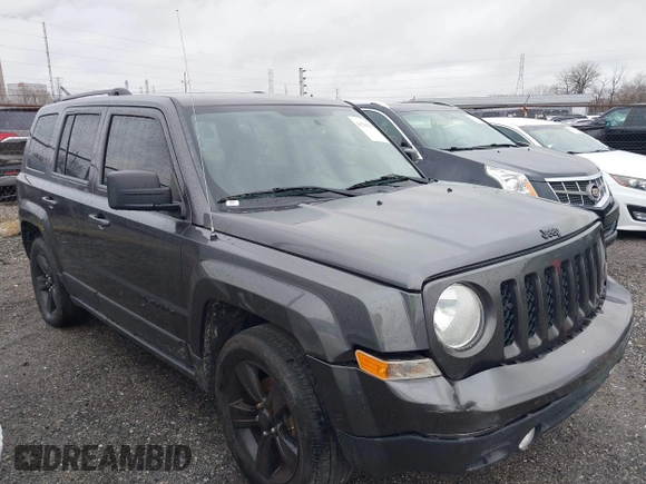 2015 Jeep Patriot Altitude Edition with VIN 1C4NJPBA6FD250698, listed as a IAAI auction lot 41204295 with 224,413 mi miles. Bid and sale history available at carsss.com. Image 1.