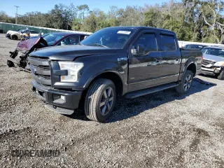 2015 Ford F-150 XLT with VIN 1FTEW1EG2FFB94763, listed as a Copart auction lot 45624385 with 173,654 mi miles and Salvage Title. Bid and sale history available at carsss.com. Image 1.