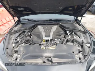 2018 Infiniti Q50 RED SPORT 400 with VIN JN1FV7AR7JM481279, listed as a IAAI auction lot 41850295 with 75,807 mi miles. Bid and sale history available at carsss.com. Image 10.