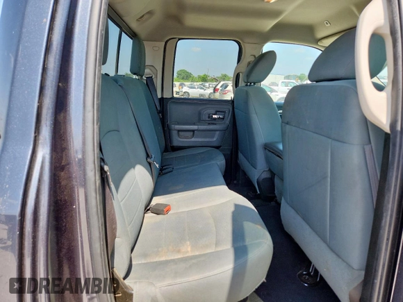 2018 Ram 1500 SLT with VIN 1C6RR6GG9JS114370, listed as a Copart auction lot 59594625 with 169,507 mi miles and Salvage title. Bid and sale history available at DreamBid. Image 10.
