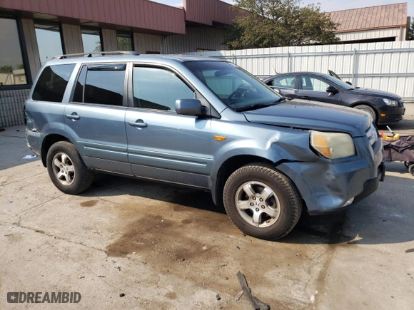 2007 Honda Pilot EX with VIN 5FNYF18477B018246, listed as a Copart auction lot 69540264 with 262,221 mi miles and Salvage Title. Bid and sale history available at carsss.com. Image 4.