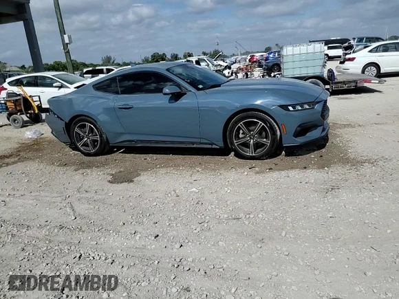 2024 Ford Mustang EcoBoost with VIN 1FA6P8TH4R5108939, listed as a Copart auction lot 53738545 with 7,403 mi miles and Salvage Title. Bid and sale history available at DreamBid. Image 13.