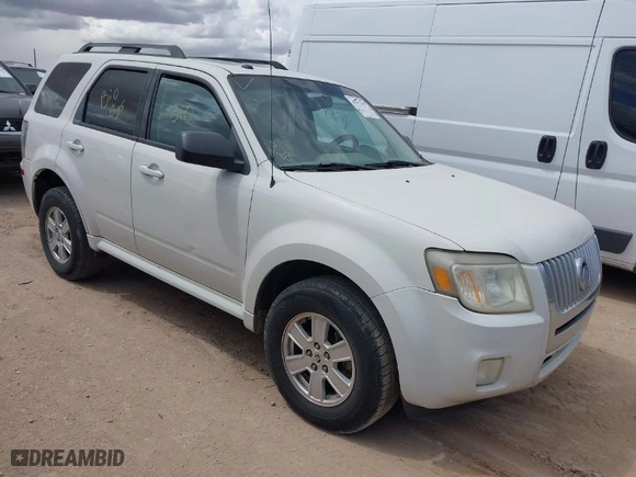2010 Mercury Mariner with VIN 4M2CN8BG5AKJ21212, listed as a IAAI auction lot 41917427 with 385,476 mi miles. Bid and sale history available at carsss.com. Image 1.