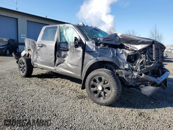 2022 Ram 2500 Laramie with VIN 3C6UR5FJ2NG287517, listed as a Copart auction lot 47123855 with Not Provided miles and Salvage Title. Bid and sale history available at carsss.com. Image 4.