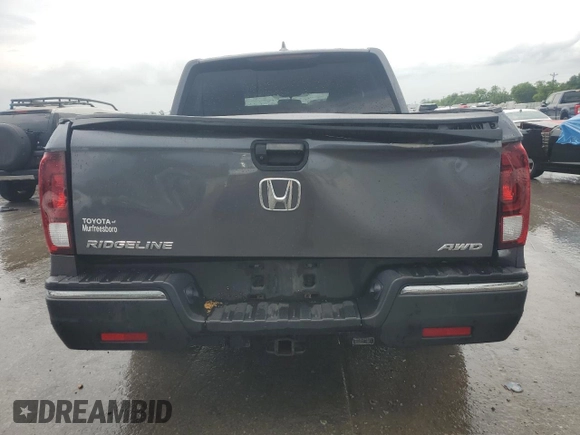 2017 Honda Ridgeline Sport+ with VIN 5FPYK3F22HB013053, listed as a Copart auction lot 59966495 with 70,987 mi miles and Clean title. Bid and sale history available at DreamBid. Image 6.
