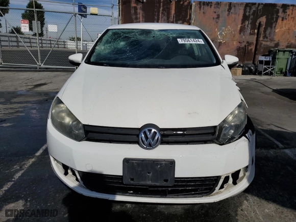 2013 Volkswagen Golf w/Conv & Sunroof with VIN WVWBB7AJ3DW037825, listed as a Copart auction lot 79561424 with 73,908 mi miles and Clean Title. Bid and sale history available at carsss.com. Image 5.