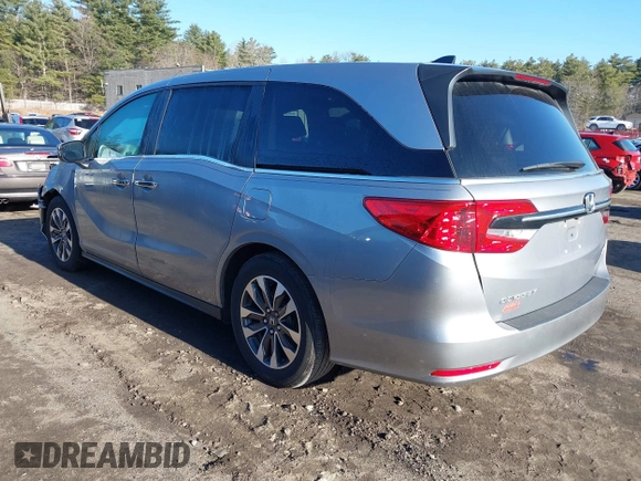 2023 Honda Odyssey EX-L with VIN 5FNRL6H69PB045766, listed as a IAAI auction lot 41819744 with 30,343 mi miles. Bid and sale history available at carsss.com. Image 3.