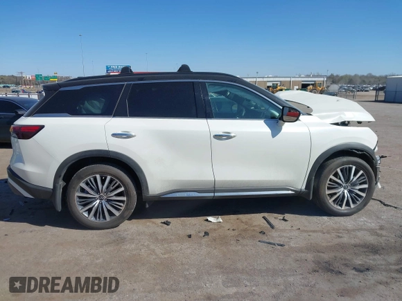 2024 Infiniti QX60 Autograph with VIN 5N1DL1HU1RC346328, listed as a IAAI auction lot 41845722 with 13,137 mi miles and . Bid and sale history available at DreamBid. Image 14.