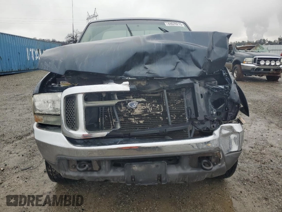 2000 Ford F-350 XL with VIN 1FTSX31F1YEB72688, listed as a Copart auction lot 44629215 with 262,552 mi miles and Salvage title. Bid and sale history available at DreamBid. Image 5.
