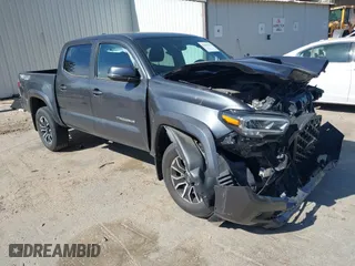 2023 Toyota Tacoma 4WD SR with VIN 3TMCZ5AN1PM600236, listed as a IAAI auction lot 41603152 with 35,956 mi miles. Bid and sale history available at carsss.com. Image 1.