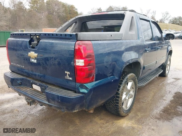 2007 Chevrolet Avalanche LT w/1LT with VIN 3GNEC12087G166652, listed as a IAAI auction lot 41710462 with 1 mi miles. Bid and sale history available at carsss.com. Image 4.
