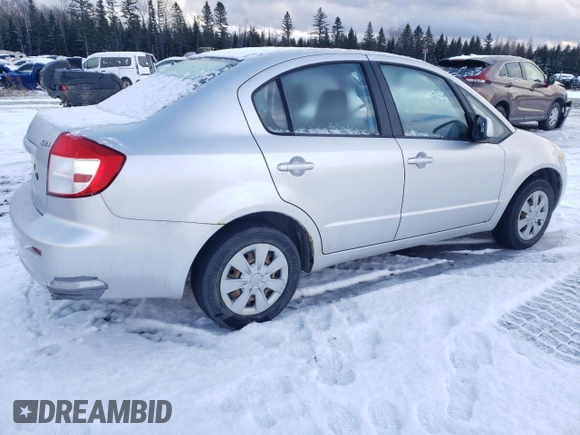 2010 Suzuki SX4 LE with VIN JS2YC5A25A6300970, listed as a Copart auction lot 81596084 with 142,083 mi miles and Salvage Title. Bid and sale history available at carsss.com. Image 3.