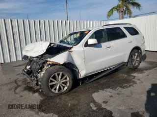 2016 Dodge Durango Limited with VIN 1C4RDHDG5GC308114, listed as a Copart auction lot 60477925 with 126,927 mi miles and Clean title. Bid and sale history available at DreamBid. Image 1.