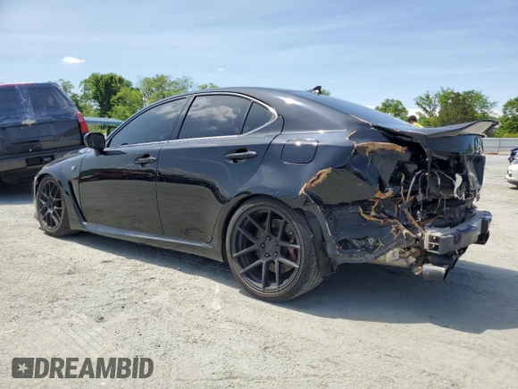 2008 Lexus IS F with VIN JTHBP262785004567, listed as a Copart auction lot 54550015 with 190,746 mi miles and Salvage Title. Bid and sale history available at carsss.com. Image 2.