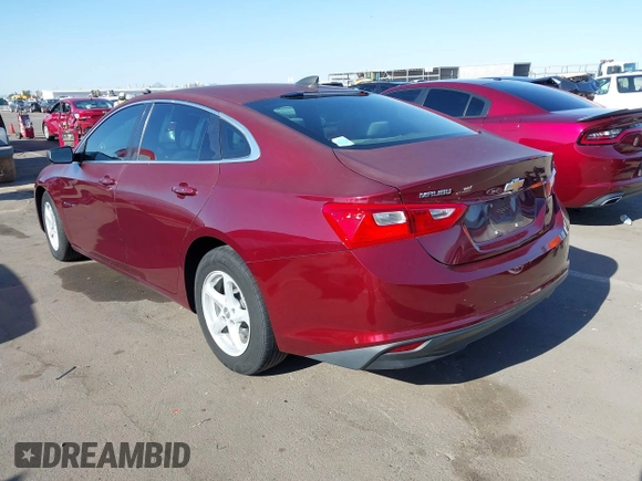 2016 Chevrolet Malibu LS with VIN 1G1ZB5ST9GF218945, listed as a IAAI auction lot 42083248 with 121,544 mi miles and . Bid and sale history available at carsss.com. Image 3.