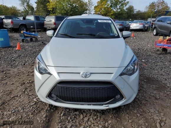 2020 Toyota Yaris Sedan L with VIN 3MYDLBYV4LY715881, listed as a Copart auction lot 73287304 with 54,501 mi miles and Salvage Title. Bid and sale history available at carsss.com. Image 5.