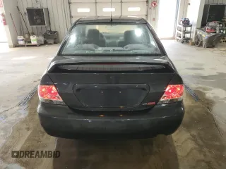 2004 Mitsubishi Lancer OZ-Rally with VIN JA3AJ86E14U048526, listed as a Copart auction lot 49844515 with 230,574 mi miles and Salvage Title. Bid and sale history available at carsss.com. Image 6.