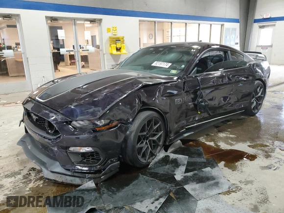 2022 Ford Mustang Mach 1 с VIN 1FA6P8R06N5551850, выставлен на аукционе Copart как лот 82197174 с пробегом 13 294 миль миль и Списание • Salvage title. История ставок и продаж доступна на DreamBid. Изображение 1.