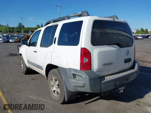 2005 Nissan Xterra S with VIN 5N1AN08WX5C656111, listed as a IAAI auction lot 42184571 with 85,826 mi miles and . Bid and sale history available at DreamBid. Image 3.