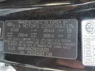 2010 Kia Forte EX with VIN KNAFU4A29A5106339, listed as a Copart auction lot 72384534 with 92,934 mi miles and Salvage Title. Bid and sale history available at carsss.com. Image 13.