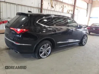 2023 Acura MDX with VIN 5J8YE1H32PL018051, listed as a Copart auction lot 47183955 with 18,943 mi miles and Salvage Title. Bid and sale history available at carsss.com. Image 3.