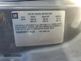 2007 Saturn ION z VIN 1G8AM15F87Z143225, wystawiony jako Copart lot #81334994 z przebiegiem 202 071 mil mil oraz Szkoda całkowita • Salvage title. Historia ofert i sprzedaży dostępna na DreamBid. Obrazek 12.