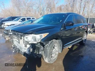 2013 Infiniti JX35 with VIN 5N1AL0MM7DC307092, listed as a IAAI auction lot 41625062 with 162,553 mi miles. Bid and sale history available at carsss.com. Image 17.