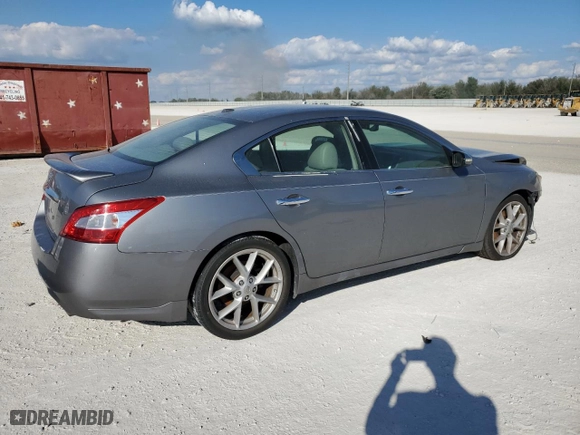 2009 Nissan Maxima 3.5 SV w/Premium Pkg with VIN 1N4AA51E79C821655, listed as a Copart auction lot 43280185 with 130,473 mi miles and Salvage Title. Bid and sale history available at carsss.com. Image 3.