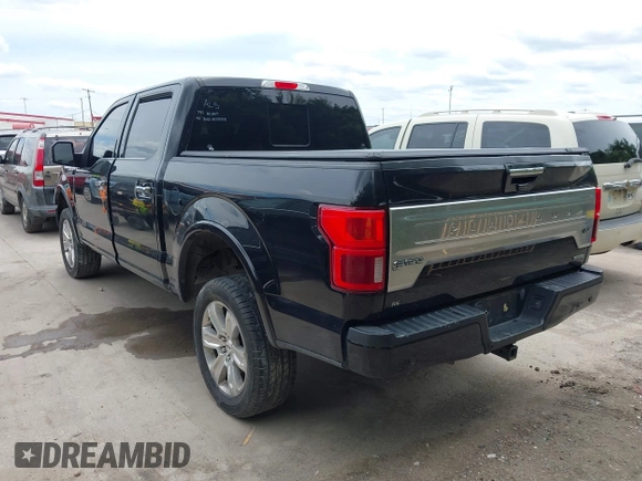2020 Ford F-150 XL with VIN 1FTEW1C48LFA50851, listed as a IAAI auction lot 42189524 with 96,451 mi miles and . Bid and sale history available at DreamBid. Image 3.