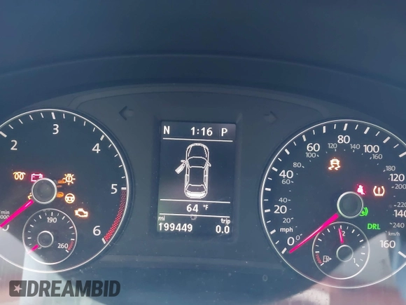 2014 Volkswagen Passat SE с VIN 1VWBN7A3XEC087730, выставлен на аукционе IAAI как лот 42374482 с пробегом 199 449 миль миль и . История ставок и продаж доступна на DreamBid. Изображение 7.