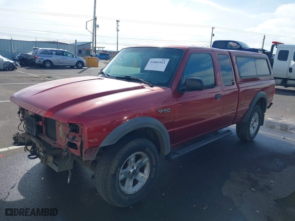 2003 Ford Ranger XL Fleet with VIN 1FTZR45E03PB60352, listed as a IAAI auction lot 41866921 with 85,836 mi miles. Bid and sale history available at carsss.com. Image 2.